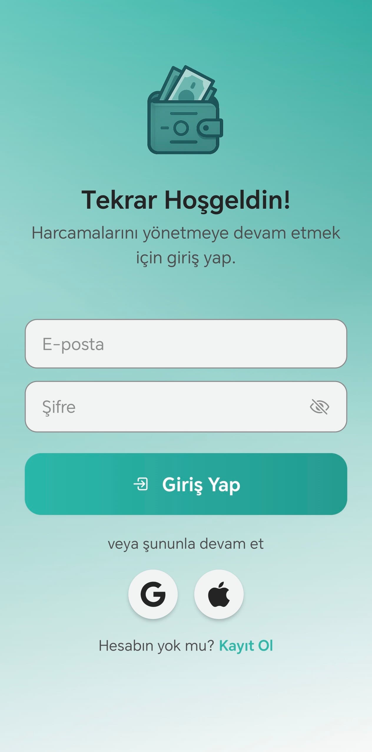 Fynantica App Screen 2